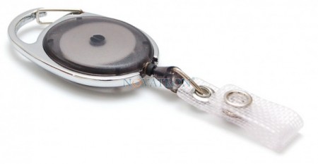 Οβάλ Καρούλι Ζώνης Μαύρο