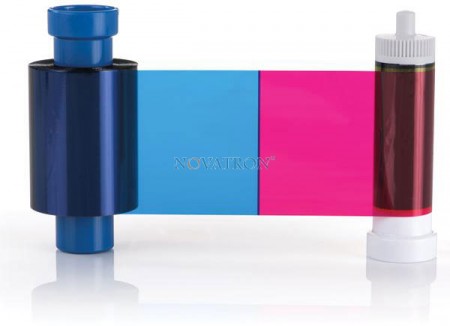 Magicard MA300YMCKO: Genuine 300 image color ribbon with transparent overlay for Magicard card printers Pronto, Enduro, RioPro.