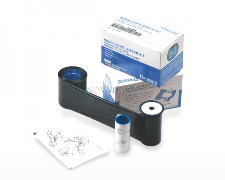 Datacard 532000-053: Black Ribbon 1500 prints/roll for Datacard SD460