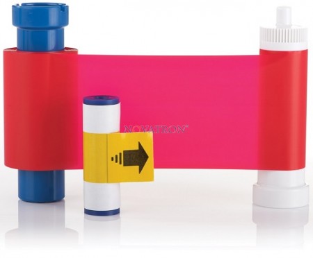 Magicard MA1000K-Red: Genuine 1000 image red ribbon for Magicard card printers Pronto, Enduro, RioPro