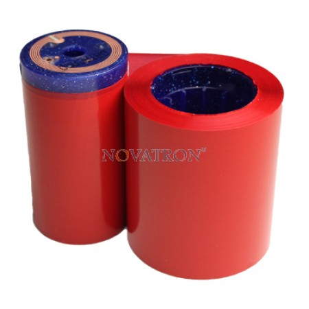 Datacard 532000-005: Red Ribbon Kit 1500 prints/roll for Datacard SD160 - SD460