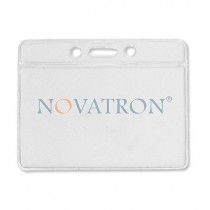 Clear Vinyl Badge Holder (9,2cm x 5,9cm) 