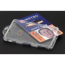 Permanent-Lock Vertical Rigid Badge Holder