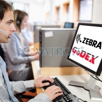 Remote thermal printer installation