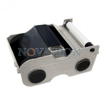 Fargo 45102: Black Ribbon 1000 prints/roll. Compatible with Fargo C50 - DTC1000 - DTC1250e - DTC4000 - DTC4250e.