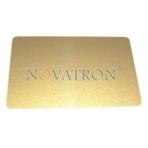 CR80-G: Gold Silkscreen Blank PVC Cards