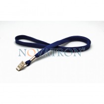 Dark Blue Lanyard with a bulldog clip