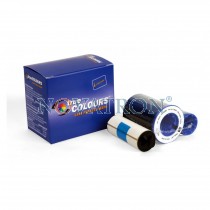 Zebra 800015-440: YMCKO Color Ribbon 200 prints/roll. Compatible with Zebra Printers P330i, P430i, P520i, P310i, P320i, P420i.