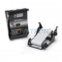 Zebra 800011-109 White: White Ribbon 500 prints/roll. Compatible with Zebra ZXP1 Printer.