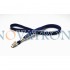 Dark Blue Lanyard with a bulldog clip