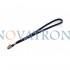 Dark Blue Lanyard with a bulldog clip